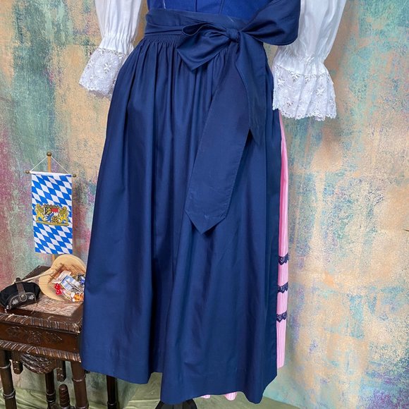 📌 Original traditional high-quality Bavarian Dirndl with Blouse and Apron - Picture 4 of 14